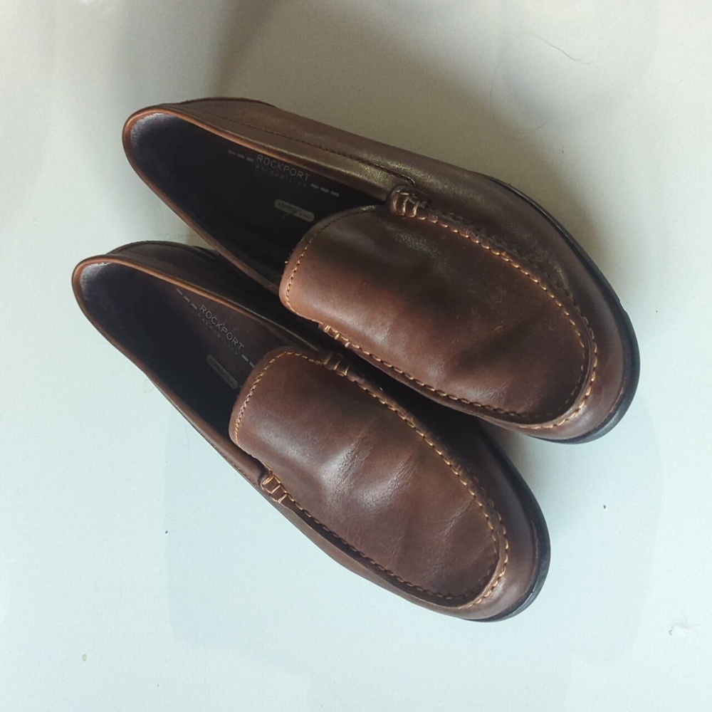 Size 11 Rockport Brown Loafers